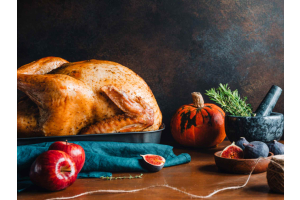 A halal beef and lamb roasting joint ready to order ahead for an autumn Sunday lunch