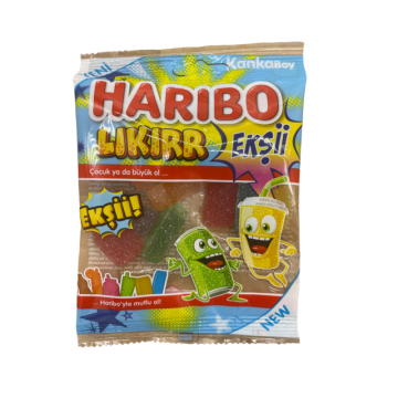 Halal Haribo Fizzy Bottles (80g)
