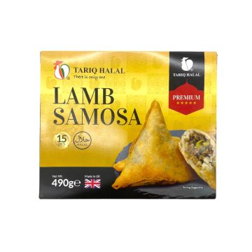 Tariq Halal Premium Lamb Samosa (15pc) Gold Range