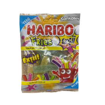 Halal Haribo Fizzy Fries (80g)