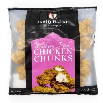 Tariq Halal Southern Fried Chicken Chunks (500g)