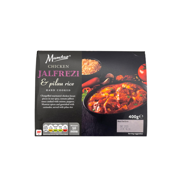 Picture of Mumtaz Chicken Jalfrezi & Pilau Rice Picture of Mumtaz Chicken Jalfrezi & Pilau Rice
