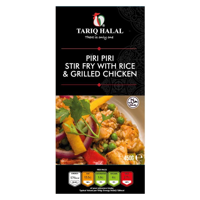 Piri Piri Stir Fry with Rice & Grilled Chicken Piri Piri Stir Fry with Rice & Grilled Chicken