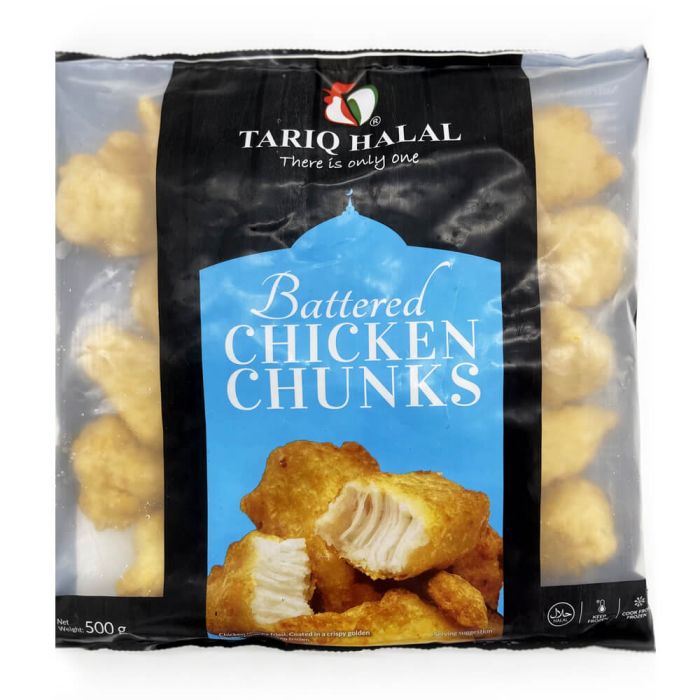 Picture of Tariq Halal Battered Chicken Chunks (500g) Picture of Tariq Halal Battered Chicken Chunks (500g)