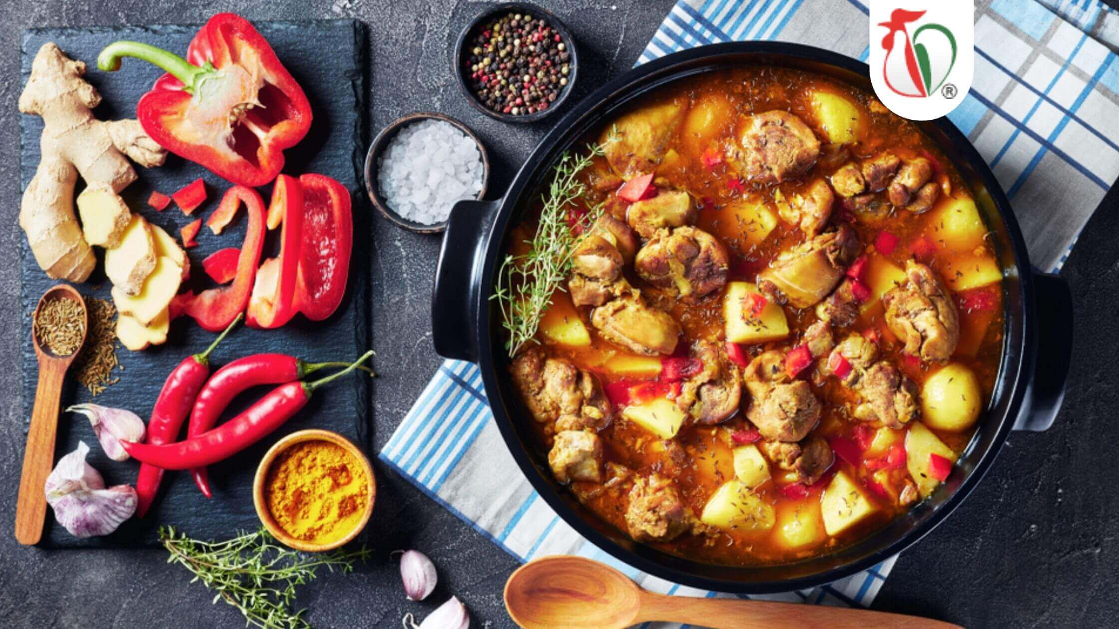 Flavourful Escape: Halal Caribbean Chicken Curry