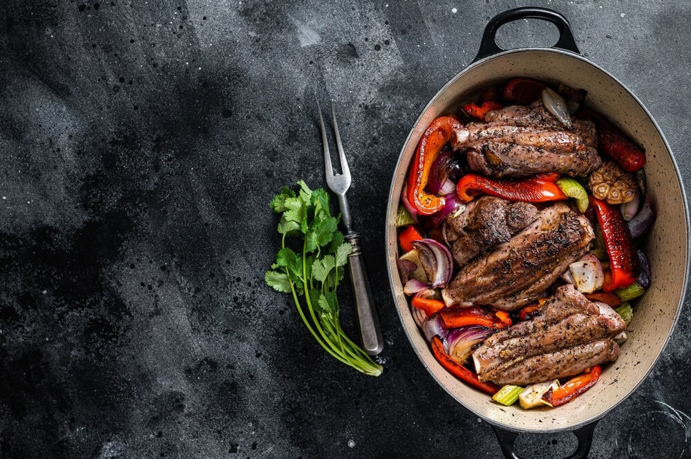 Slow Cooked Lamb Shanks