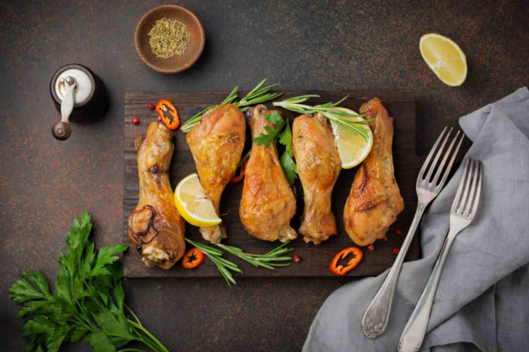 Protein in a Chicken Drumstick for Weight Loss Diets