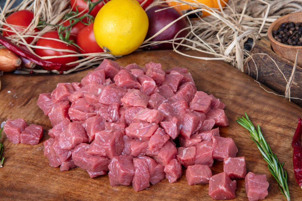 Which part of mutton is boneless?