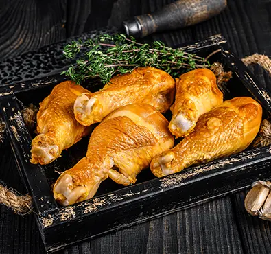 Halal marinated chicken drumsticks fresh and oven-ready — Tariq Halal UK