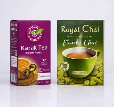Halal tea and hot drink range — Kanak and other brands at Tariq Halal UK