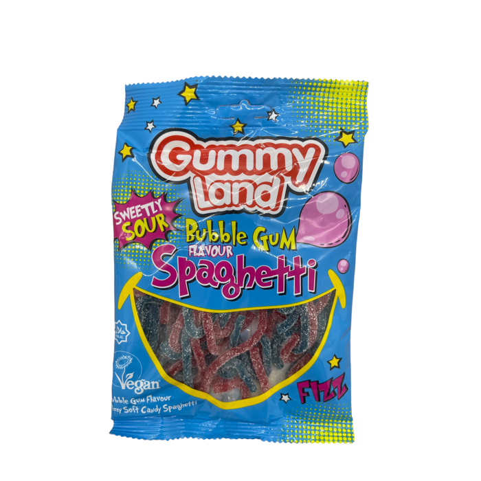 Gummy Land Fizzy Bubblegum Spaghetti (150g)